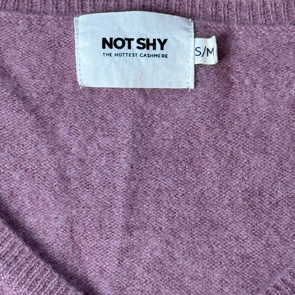 NOTSHY Faustine V-Neck Cashmere Poncho Sweater size S/M - Picture 4 of 13